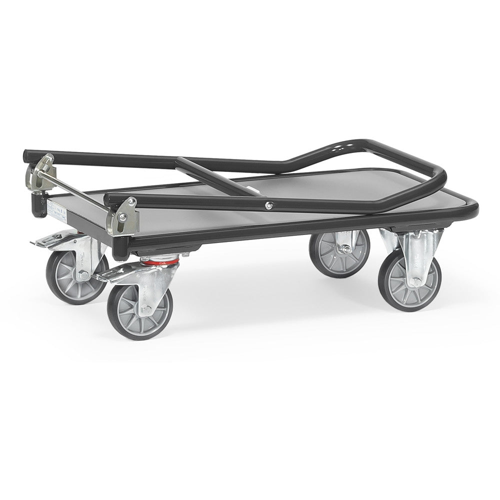 Fetra 1132 7016, 1154 7016 Klappwagen "GREY EDITION", 250 kg, Schiebebügel auf Plattform klappbar