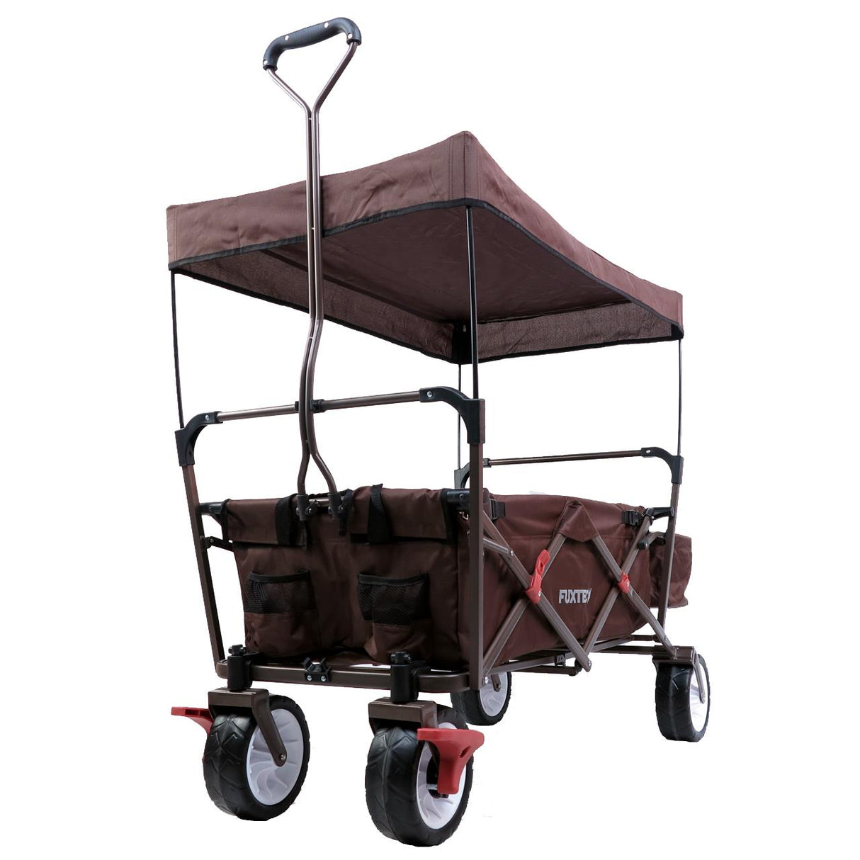 FUXTEC Bollerwagen FX-CT350 schokobraun
