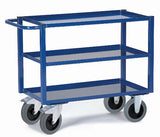 ROLLCART Tischwagen mit Blechwannen. 400 kg Tragkraft, 067166 067167 067168 067169