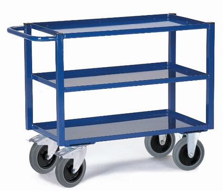 ROLLCART Tischwagen mit Blechwannen. 400 kg Tragkraft, 067166 067167 067168 067169