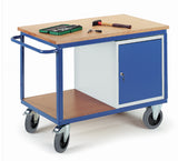 ROLLCART Werkstattwagen mit Stahlschrank, 600 kg Tragkraft, 07-4306