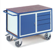 ROLLCART Schwerlast-Werkstattwagen mit Schrank und Schubladen, 1000 kg Tragkraft, 07-4307/S
