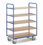 ROLLCART Etagenwagen fünf Böden, 250 kg Tragkraft, 087255 087256