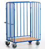 ROLLCART Paketwagen, eine Längswand, 600 kg Tragkraft, 087639 087640
