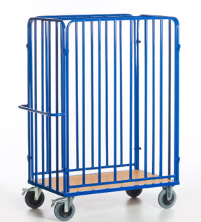 ROLLCART Paketwagen, zwei Längswände, 600 kg Tragkraft, 087641 087642