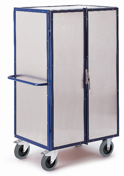 ROLLCART Alu-Schrankwagen/Zylinderschloss, 600 kg Tragkraft, 087675 087676