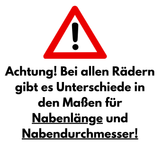 FROSAL Ersatzrad mit Achsstopfen - PU Rad Nabe 25mm/75mm für Bollerwagen oder Sackkarre pannensicher
