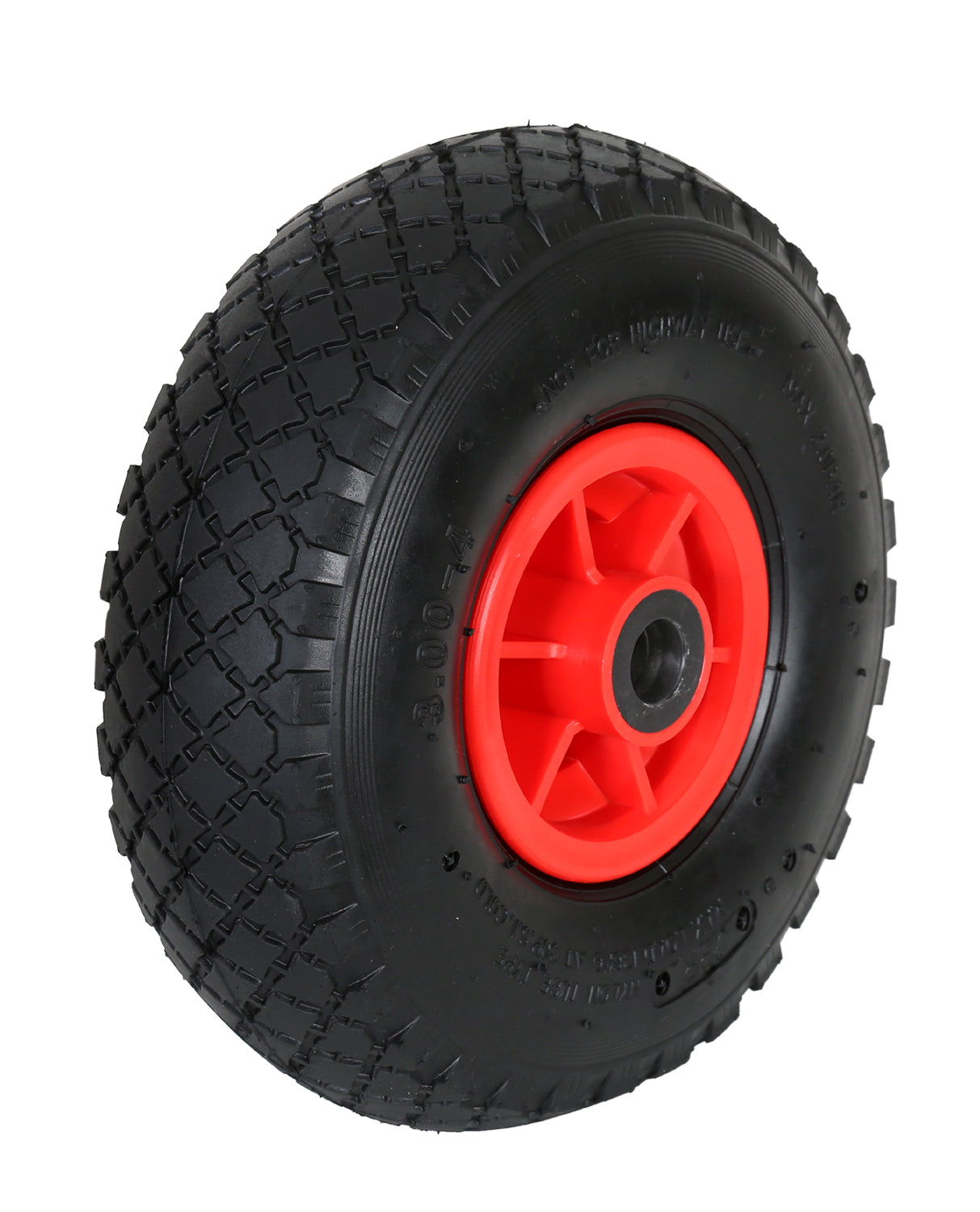 FROSAL Ersatzrad - Rad Nabe 20mm/60mm für Bollerwagen oder Sackkarre mit Achsbefestigung