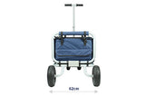 Beachtrekker LiFe faltbar blau mit Bremse