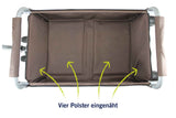 Beachtrekker LiFe faltbar braun mit Bremse