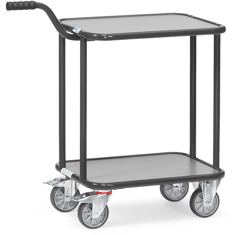 Fetra 1164 7016 Griffroller "GREY EDITION", 250 kg, 2 Holzplattformen