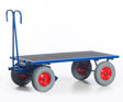 ROLLCART Handpritschenwagen ohne Bordwände, 700 kg Tragkraft, 1505101 1505102 1505121 1505122