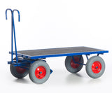 ROLLCART Handpritschenwagen ohne Bordwände, 700 kg Tragkraft, 1505101 1505102 1505121 1505122