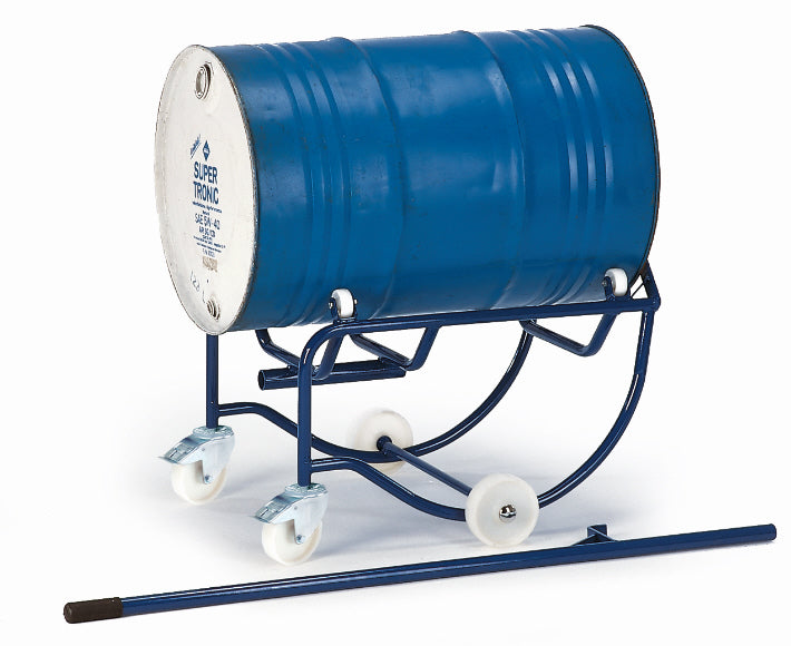 ROLLCART Fasskipper, 200 Liter, Polyamid-Rollen, 18-3201