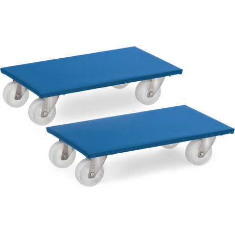 Fetra 2350/2352 Möbelroller bis 500 kg, mit Rutschschutzbelag und Polyamidrädern