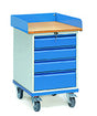 Fetra 2446 Rollschrank mit vier Schubladen