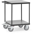 Fetra 2496 7016 Schwere Tischwagen "GREY EDITION" 500 kg, mit quadratischer Ladefläche