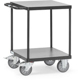 Fetra 2496 7016 Schwere Tischwagen "GREY EDITION" 500 kg, mit quadratischer Ladefläche
