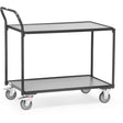 Fetra 2740 7016, 2742 7016 Leichte Tischwagen "GREY EDITION", 300 kg, zwei Holzböden
