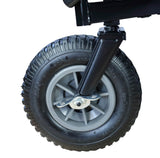 FROSAL Bollerwagen Nick PRO grau faltbar mit Schiebegriff Dach & Bremse