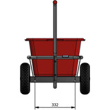 Fetra 6101 - Handwagen feuerverzinkt mit Kunststoffmudle