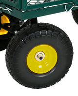 FROSAL Bollerwagen Phil – Gartenwagen pannensicher mit PU Rädern
