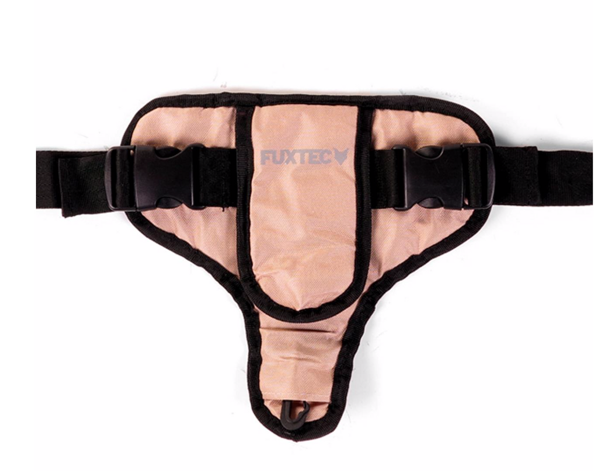 FUXTEC - Anschnallgurt - Sicherheitsgurt Bollerwagen Beige