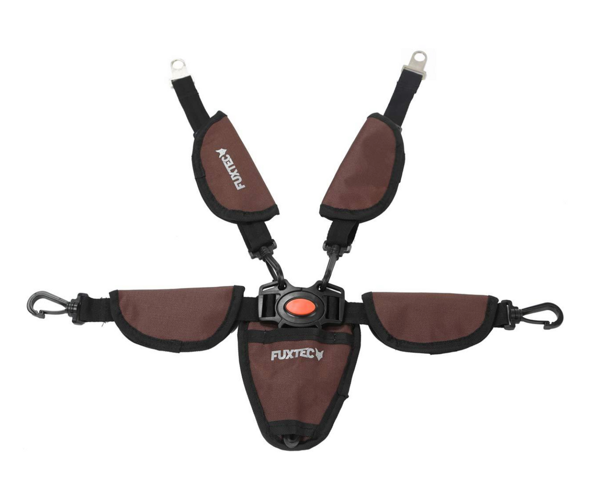 FUXTEC 5-Punkt Anschnallgurt für CT-850 Braun (Schoko)