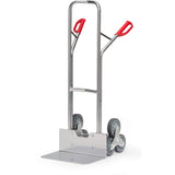 Fetra AK 1326 Treppenkarren Alu 200 kg, dreiarmige Rad-Sterne, TPE, breite Schaufel