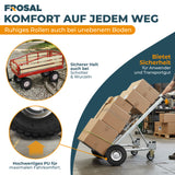 Frosal Ersatzrad pannensicher Transportwagen 16 mm Achse Silber 4.10 / 3,50 - 4