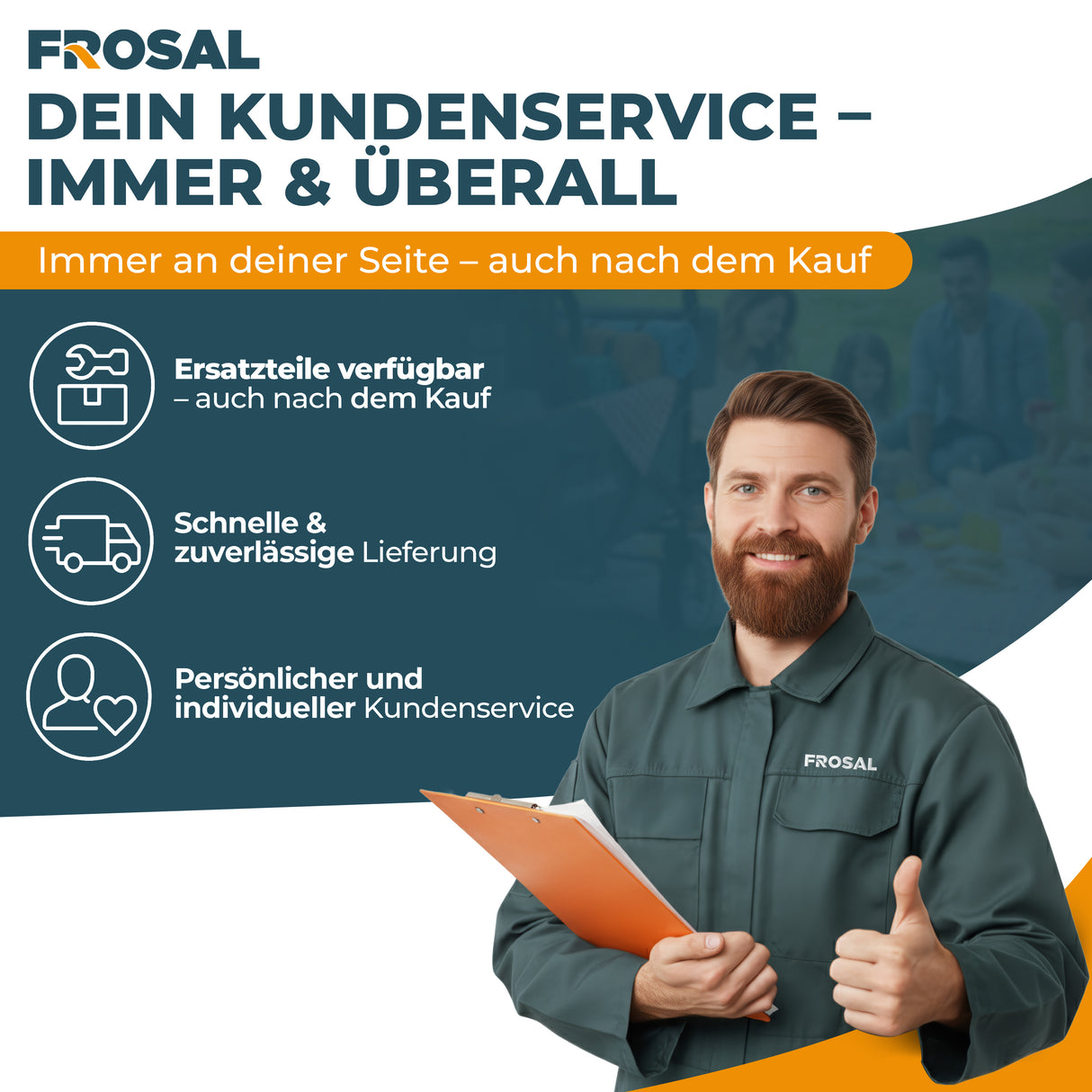 FROSAL Ersatzrad - PU Rad Nabe 16mm/50mm für Bollerwagen oder Sackkarre pannensicher