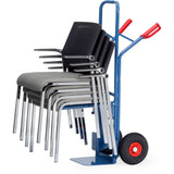 Fetra B1345V/B1345L/B1345P Stuhlkarren 300 kg, Traggestell mit Karre fest verschraubt