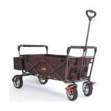 FUXTEC Bollerwagen CT-500 braun mit Sonnendach faltbar
