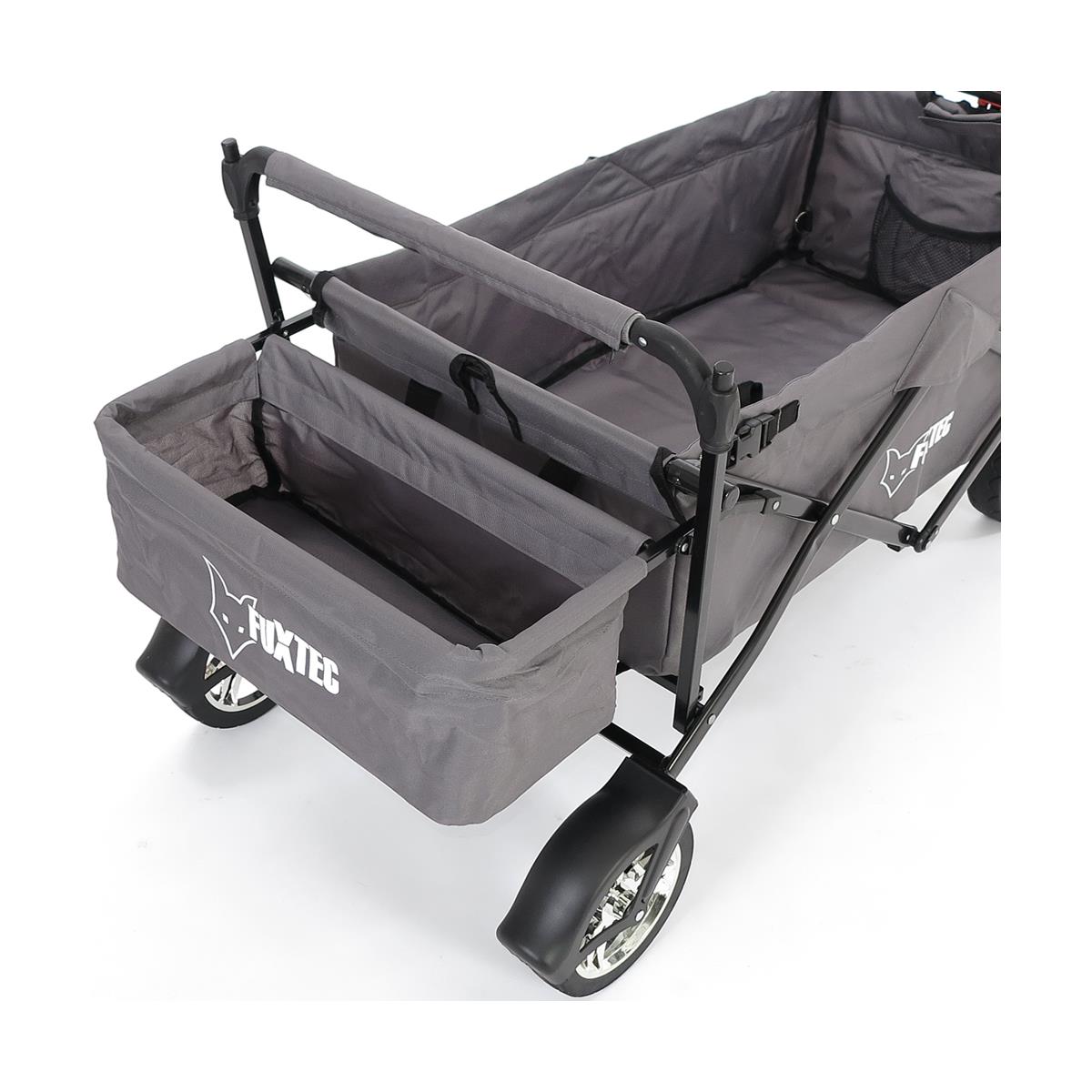 FUXTEC Bollerwagen CT-500AGB grau mit Sonnendach