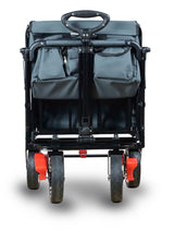 Bollerwagen Frosal Leo grau inkl. Regenverdeck
