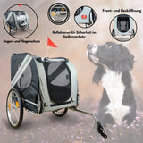 FROSAL Fahrradanhänger Lukas für Hunde Hundeanhänger