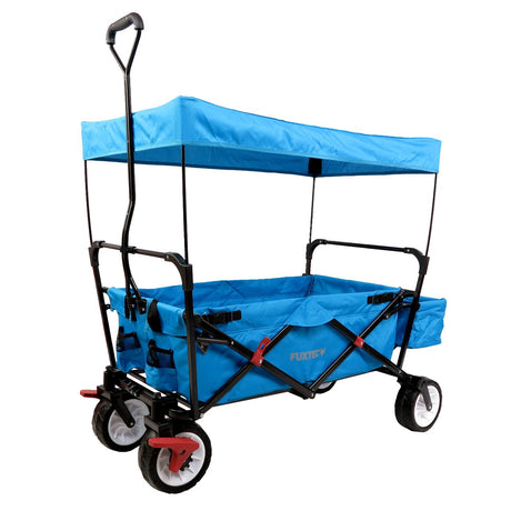 FUXTEC Bollerwagen FX-CT350 türkisblau