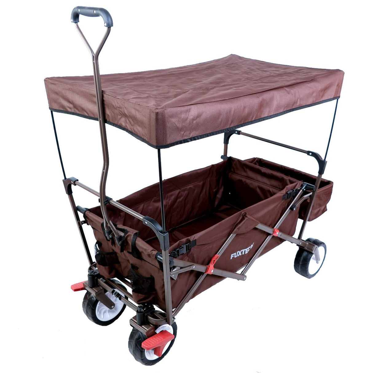 FUXTEC Bollerwagen FX-CT350 schokobraun