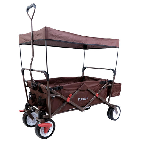 FUXTEC Bollerwagen FX-CT350 schokobraun