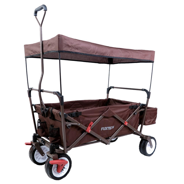 FUXTEC Bollerwagen FX-CT350 schokobraun