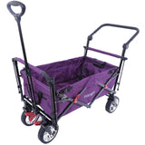 FUXTEC faltbarer Bollerwagen FX-CT700P mit UV-Schutz-Sonnendach, purpur