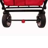FUXTEC faltbarer Bollerwagen FX-CT700R mit UV-Schutz-Sonnendach, rot