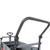 FUXTEC faltbarer Bollerwagen FX-CT700G mit UV-Schutz-Sonnendach, grau