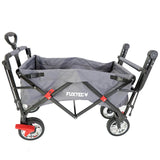 FUXTEC faltbarer Bollerwagen FX-CT700G mit UV-Schutz-Sonnendach, grau