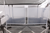 FROSAL / FUXTEC Regenschutz transparent für Bollerwagen Victor / CTL900 & CTL950