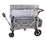FROSAL / FUXTEC Regenschutz transparent für Bollerwagen Victor / CTL900 & CTL950