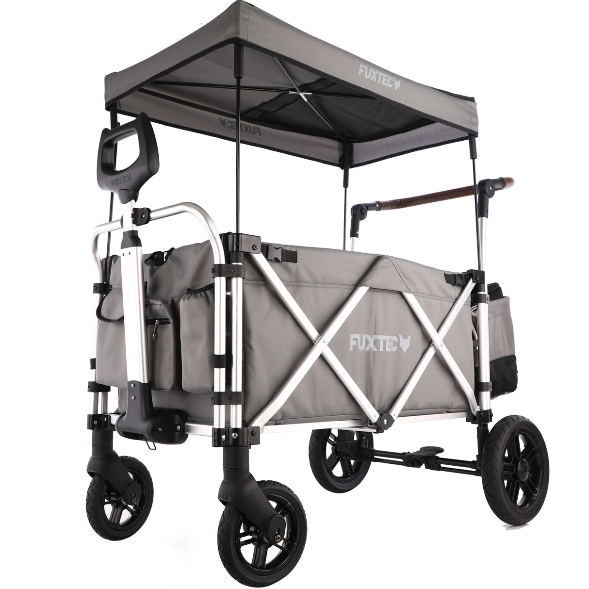 FUXTEC faltbarer Premium Bollerwagen FX-CTL-900 in Grau