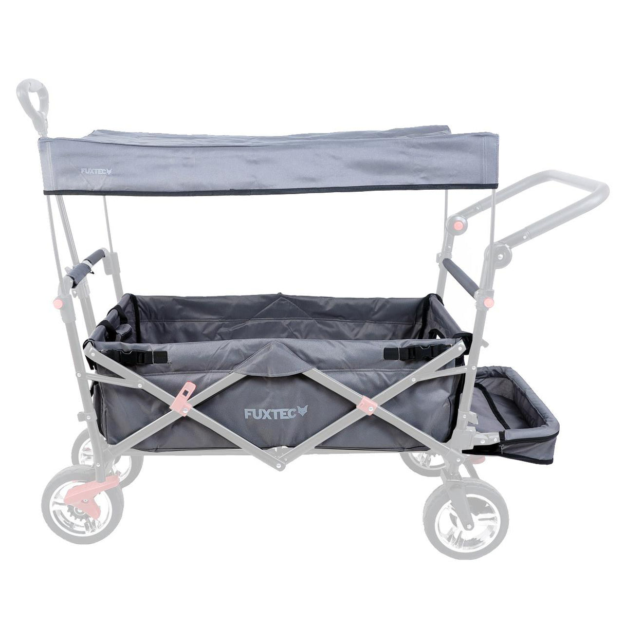 Stoff Bezug Bollerwagen komplett CT-800 Grau