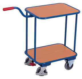 VARIOfit Griffroller mit zwei Holzladeflächen, sw-450.800