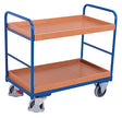VARIOfit Niedriger Etagenwagen mit zwei Tabletts sw-500.208/sw-600.208/sw-700.243/sw-800.243